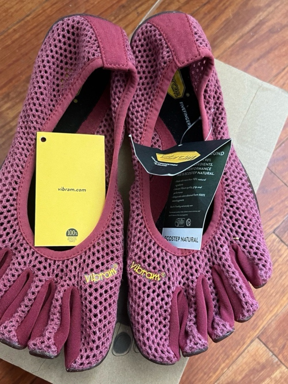 Vibram Women's FiveFingers Mesh Toe Shoes in Berry